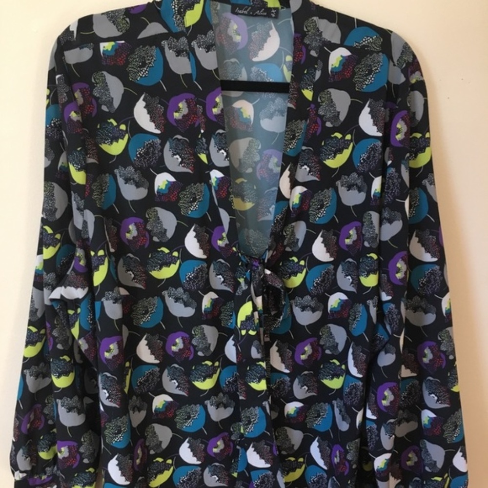 Isabel + Alice Floral Pattern Blouse